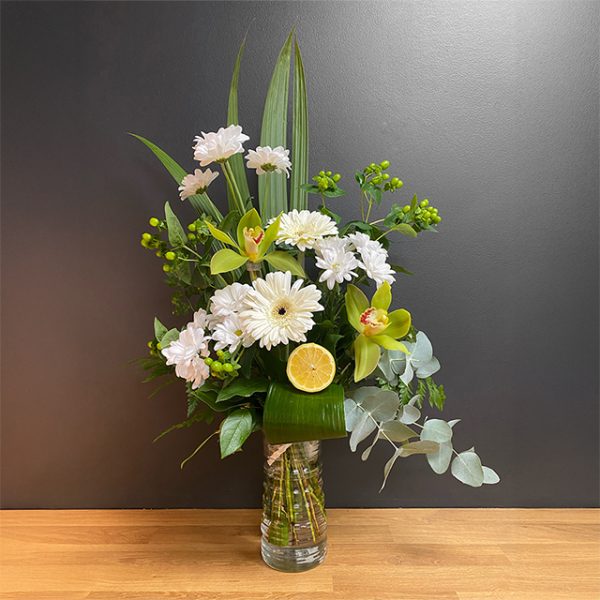 Bouquet Douce Maman vase inclus (Fleurs pour la fête des mères)