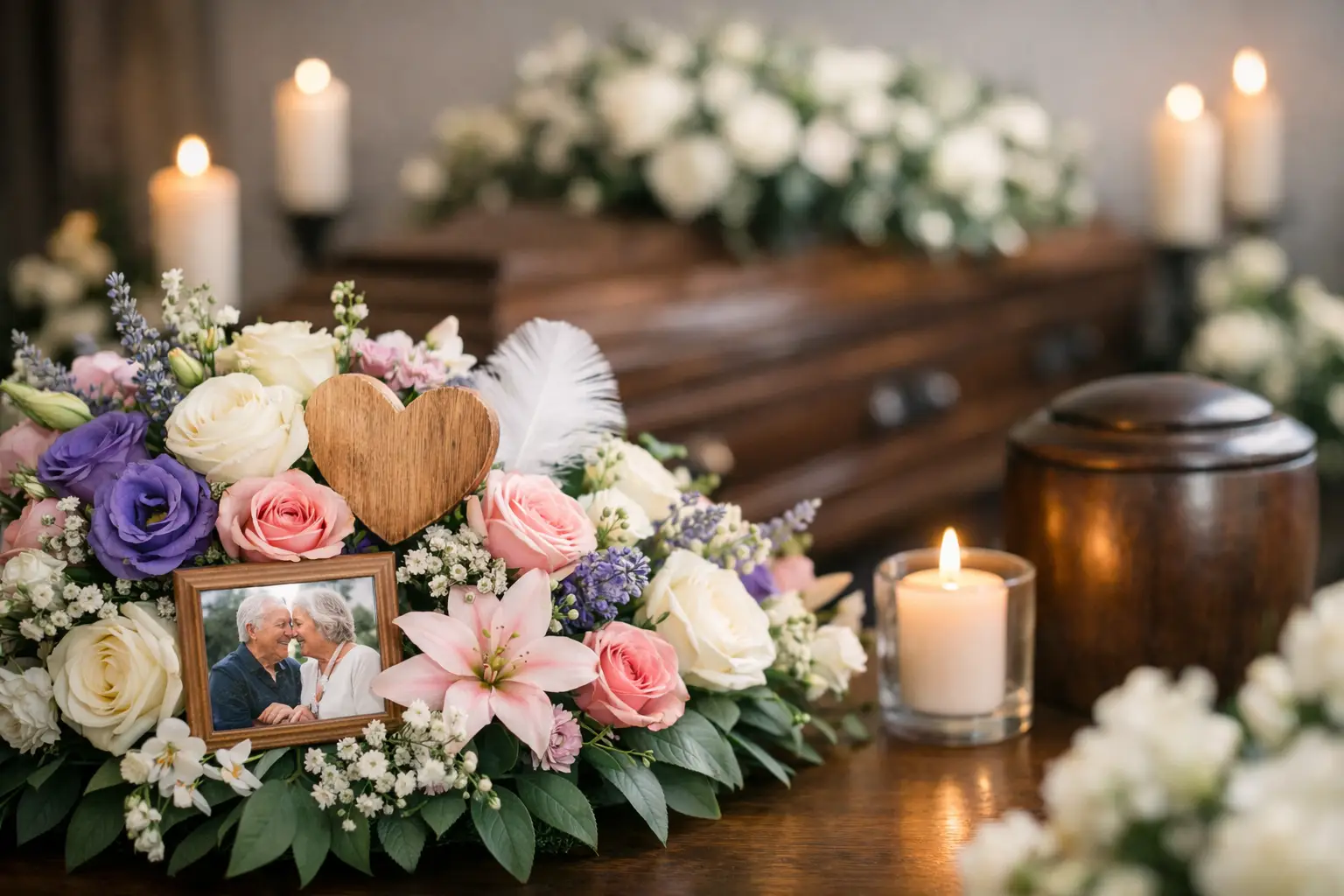 Fleurs funéraires personnalisées avec sens Fleurs funéraires personnalisées avec sens