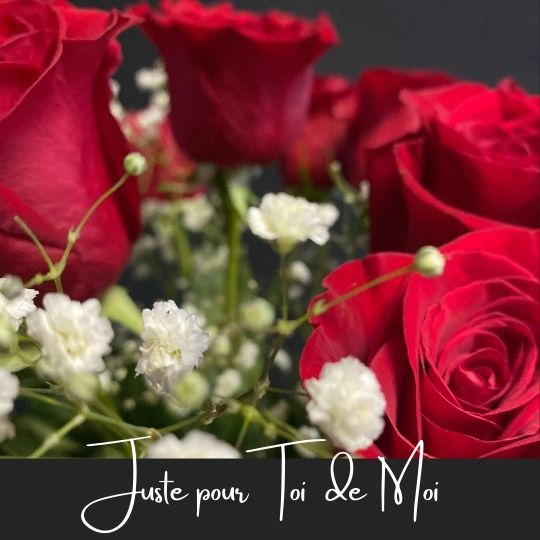 roses Juste pour toi de moi fleuristefoliole.com