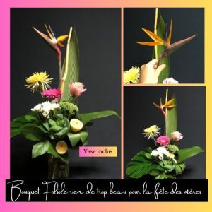 Bouquet de Style Foliole collection fête des mères rien de trop beau exclusivité foliole.