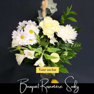 bouquet Sooky fleurs style rosemere fleuriste foliole expert en livraison de fleurs le même jour