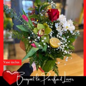Bouquet le parfait Lover style rosemere fleuriste foliole expert en livraison de fleurs le même jour