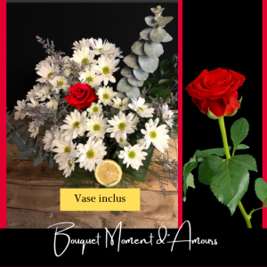Bouquet moment d'amours le meilleur vendeur de fleuriste foliole fait de fleurs 100% ÉCO