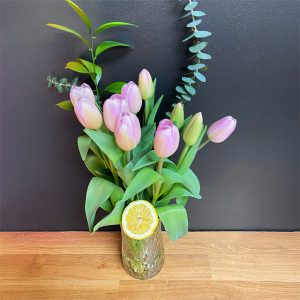 Bouquet Je t'aime tout simplement vase inclus