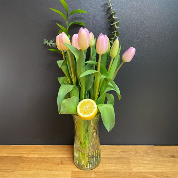 Bouquet Je t'aime tout simplement vase inclus – Image 3