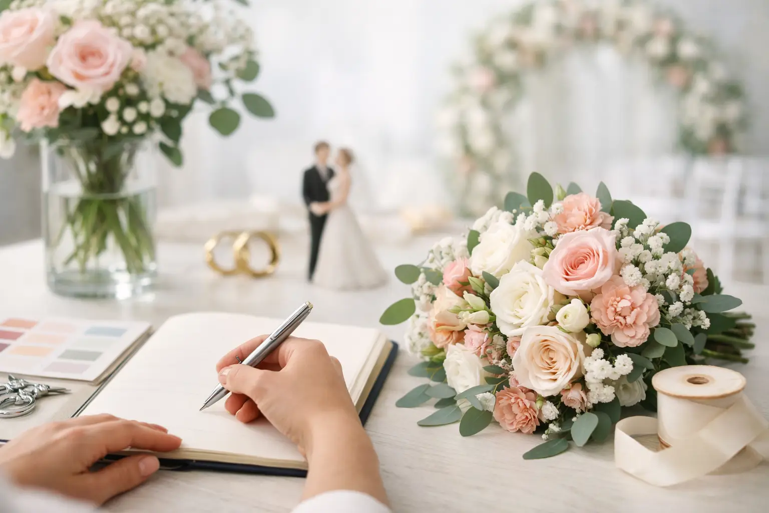 Guide des fleurs pour mariage en 7 étapes