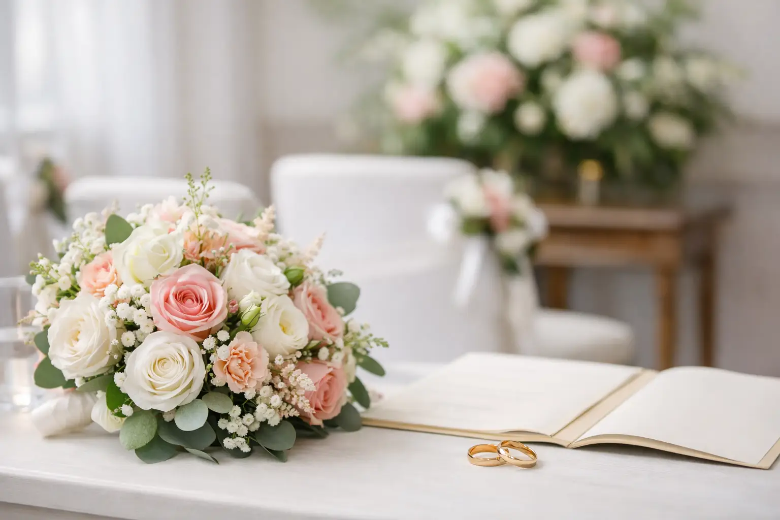 Les meilleures fleurs pour un mariage civil