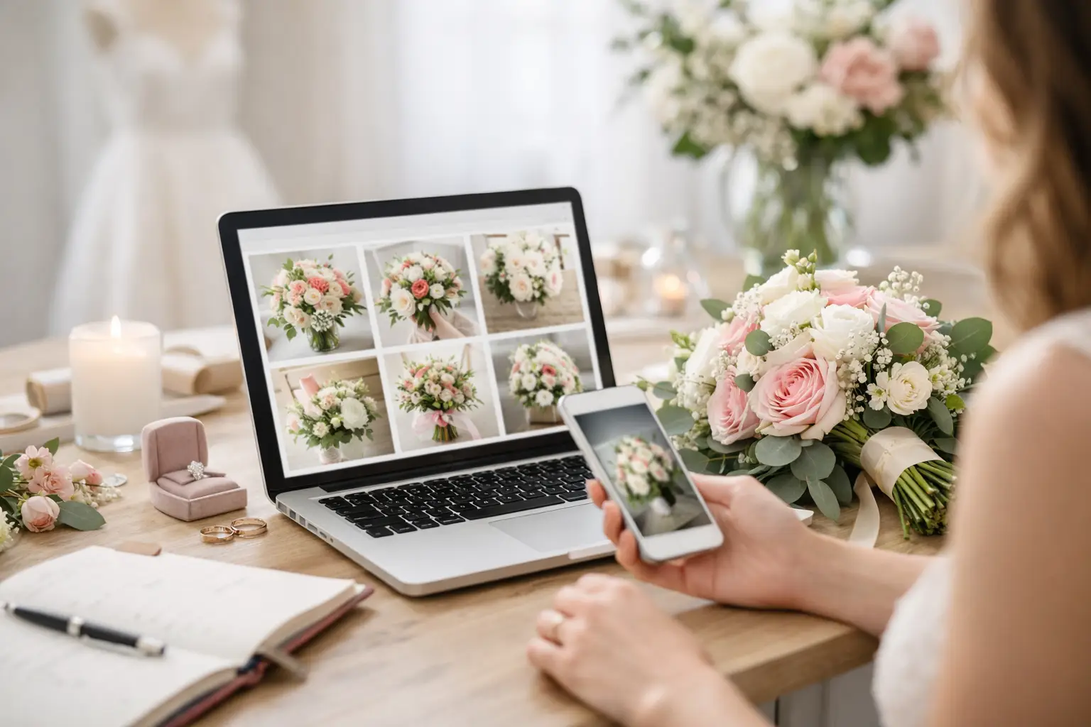 Quand commander fleurs mariage sans stress